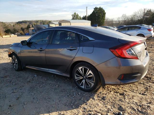 JHMFC1F7XJX037138 - 2018 HONDA CIVIC EXL GRAY photo 2