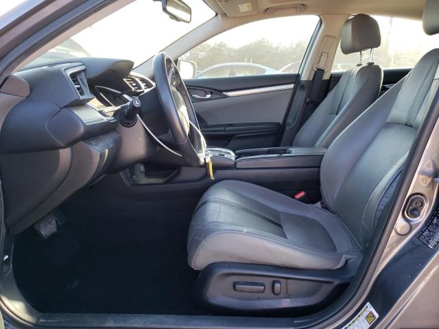 JHMFC1F7XJX037138 - 2018 HONDA CIVIC EXL ნაცრისფერი ფოტო 7