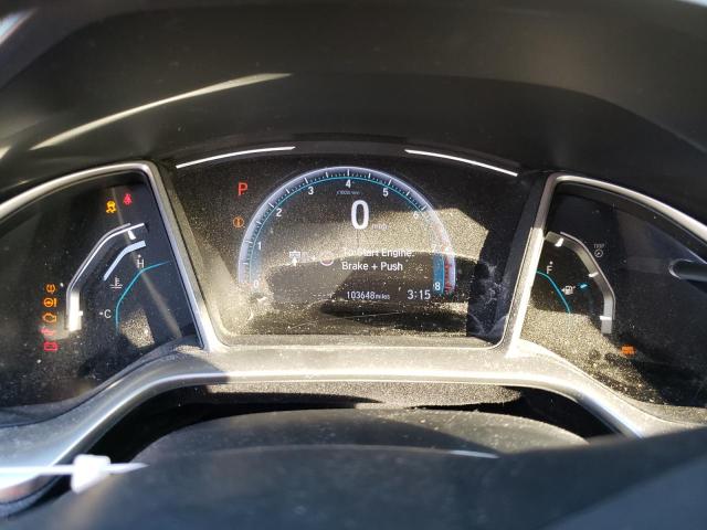 JHMFC1F7XJX037138 - 2018 HONDA CIVIC EXL ნაცრისფერი ფოტო 9