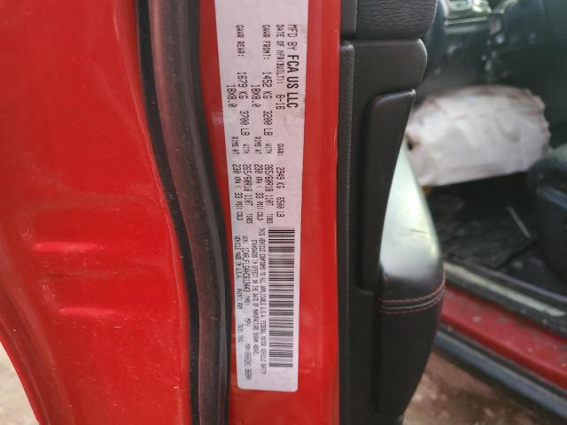 1C4RJFLG4HC613443 - 2017 JEEP GRAND CHER TRAILHAWK 红色 照片 12