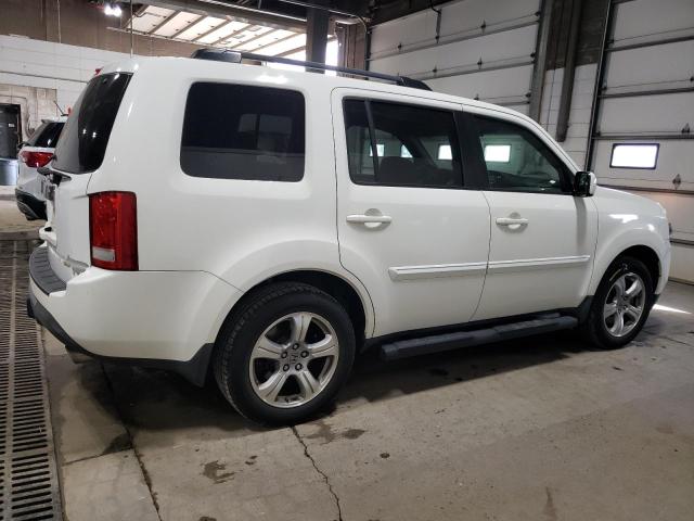 5FNYF3H46DB030394 - 2013 HONDA PILOT EX Սպիտակ լուսանկար 3