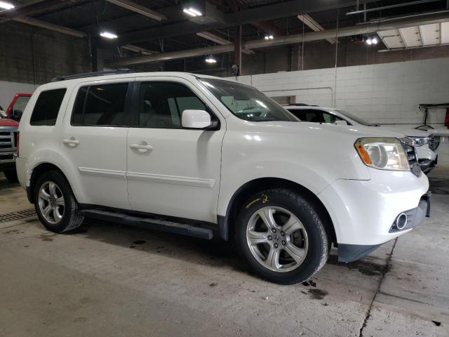 5FNYF3H46DB030394 - 2013 HONDA PILOT EX Սպիտակ լուսանկար 4