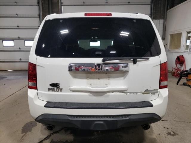5FNYF3H46DB030394 - 2013 HONDA PILOT EX Սպիտակ լուսանկար 6