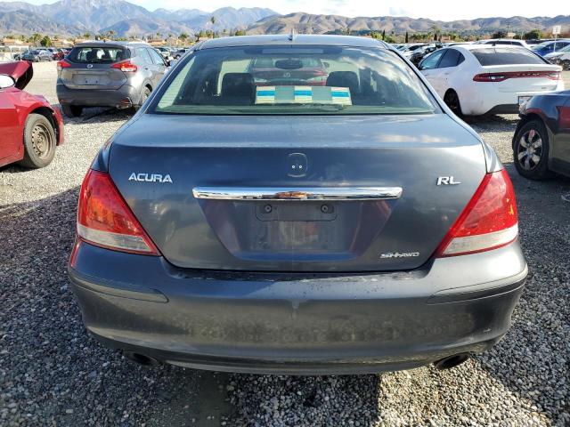 JH4KB16596C005666 - 2006 ACURA RL GRAY photo 6