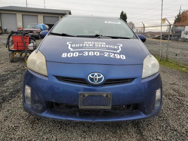 JTDKN3DU3B0291556 - 2011 TOYOTA PRIUS BLUE photo 5