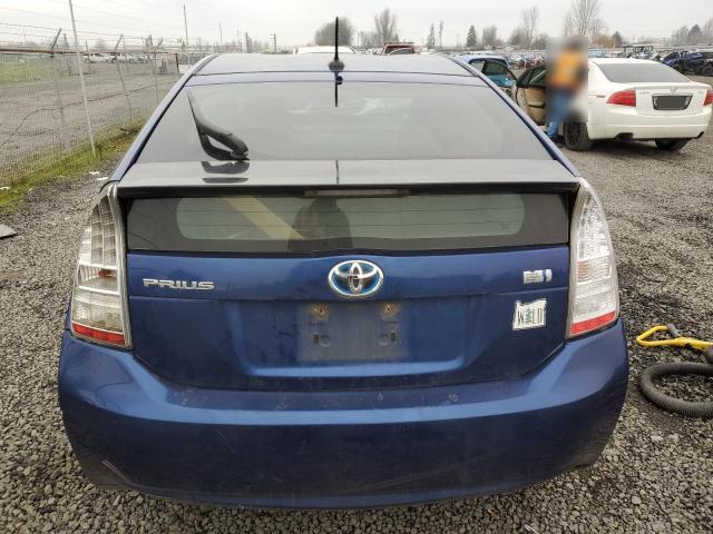 JTDKN3DU3B0291556 - 2011 TOYOTA PRIUS BLUE photo 6