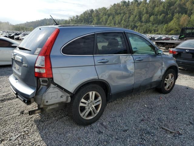 5J6RE4H74BL120834 - 2011 HONDA CR-V EXL BLUE photo 3