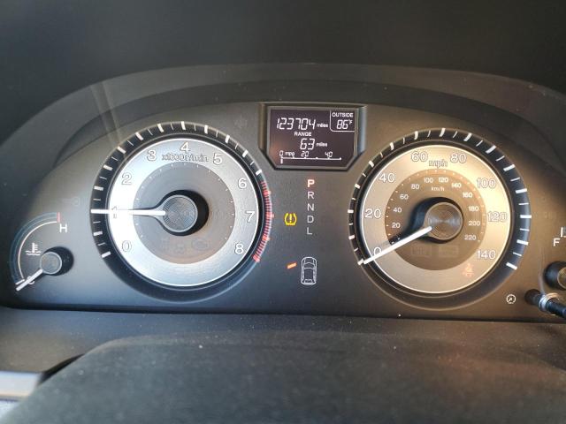 5FNRL5H61CB109545 - 2012 HONDA ODYSSEY EXL WHITE photo 9