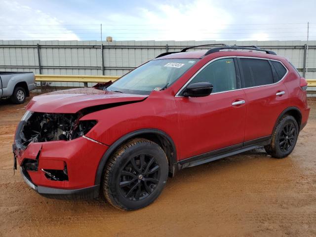 5N1AT2MV7HC811992 - 2017 NISSAN ROGUE SV RED photo 1