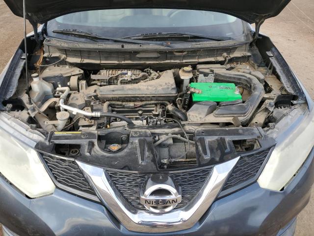 KNMAT2MT8GP625680 - 2016 NISSAN ROGUE S BLUE photo 12