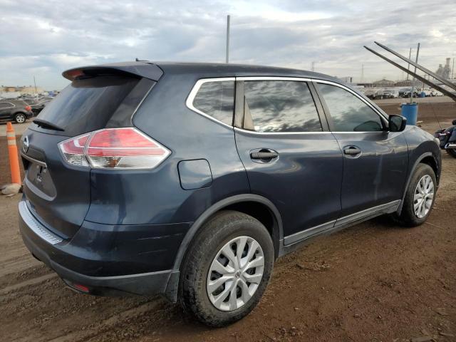 KNMAT2MT8GP625680 - 2016 NISSAN ROGUE S BLUE photo 3