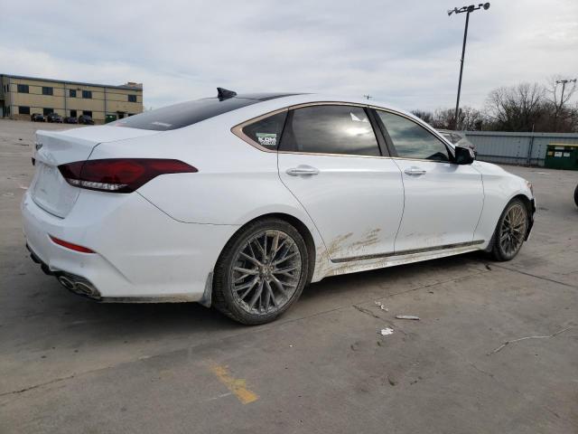 KMHGN4JB5JU228444 - 2018 GENESIS G80 SPORT WHITE photo 3