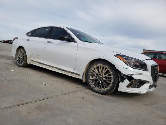 KMHGN4JB5JU228444 - 2018 GENESIS G80 SPORT WHITE photo 4