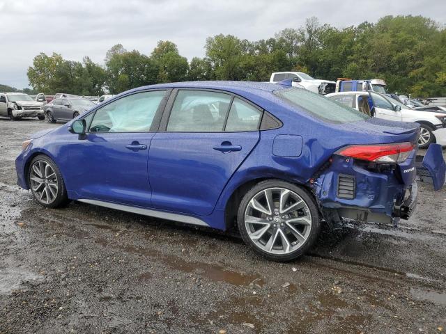 5YFS4MCEXMP060438 - 2021 TOYOTA COROLLA SE BLUE photo 2