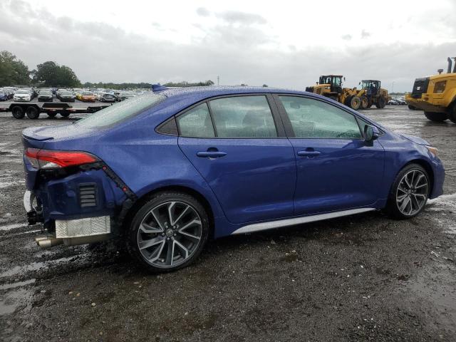 5YFS4MCEXMP060438 - 2021 TOYOTA COROLLA SE BLUE photo 3