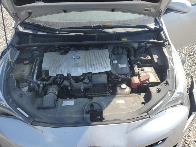 JTDKBRFU3H3577522 - 2017 TOYOTA PRIUS SILVER photo 11