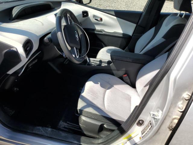 JTDKBRFU3H3577522 - 2017 TOYOTA PRIUS SILVER photo 7