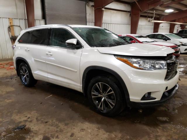 5TDJKRFH5GS278612 - 2016 TOYOTA HIGHLANDER XLE WHITE photo 4