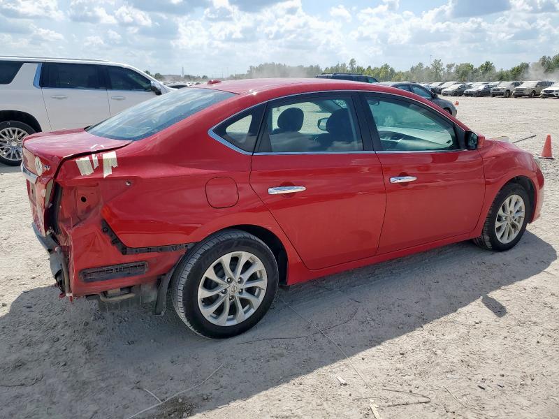 3N1AB7AP5JL618344 - 2018 NISSAN SENTRA S Червоний фото 3