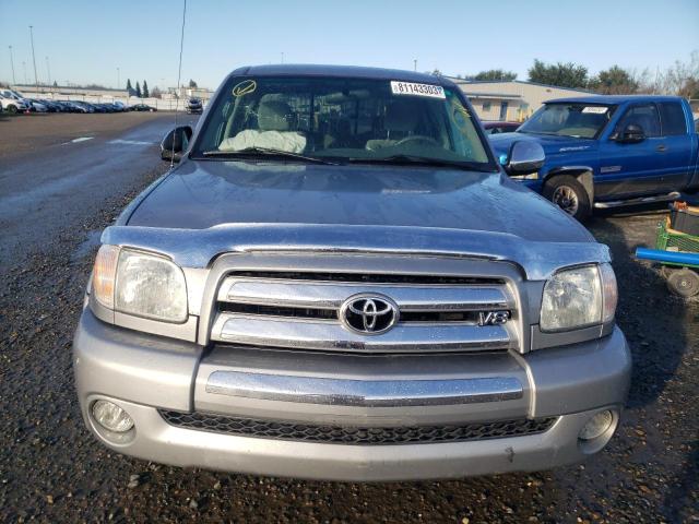 5TBBT44196S474781 - 2006 TOYOTA TUNDRA ACCESS CAB SR5 SILVER photo 5
