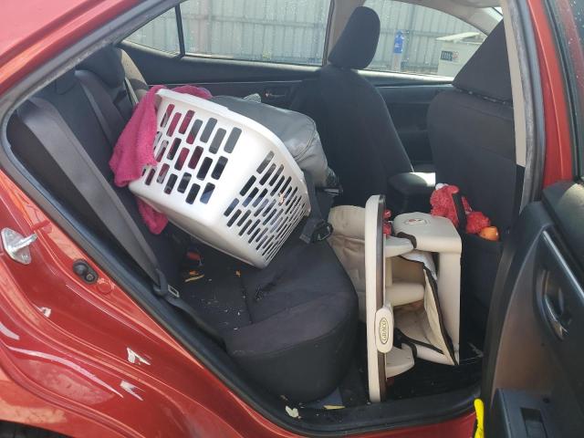 5YFBURHE5KP860826 - 2019 TOYOTA COROLLA L წითელი ფოტო 10