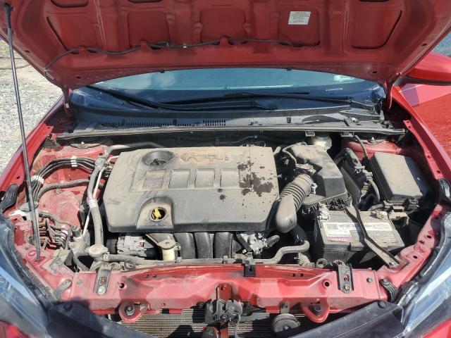 5YFBURHE5KP860826 - 2019 TOYOTA COROLLA L წითელი ფოტო 11