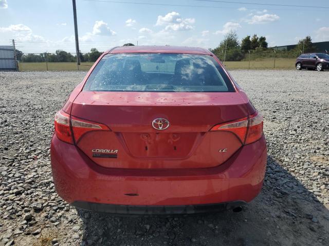 5YFBURHE5KP860826 - 2019 TOYOTA COROLLA L წითელი ფოტო 6