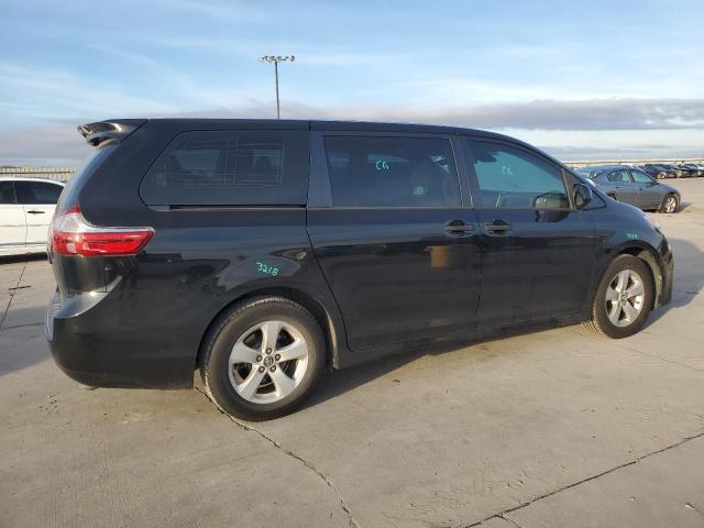 5TDZZ3DC5JS936696 - 2018 TOYOTA SIENNA L BLACK photo 3