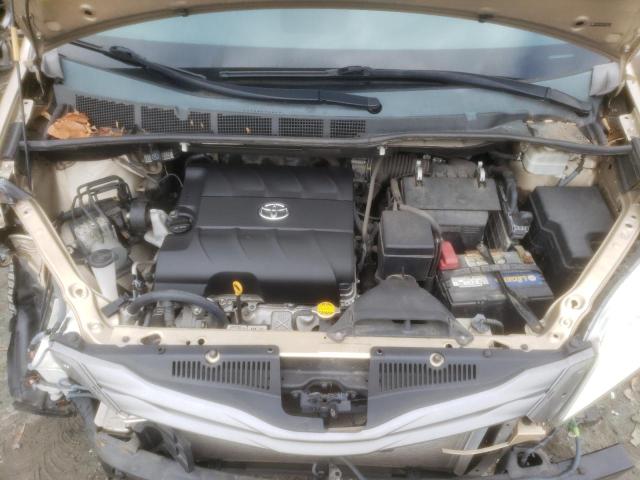 5TDYK3DC3BS174227 - 2011 TOYOTA SIENNA XLE GOLD photo 12