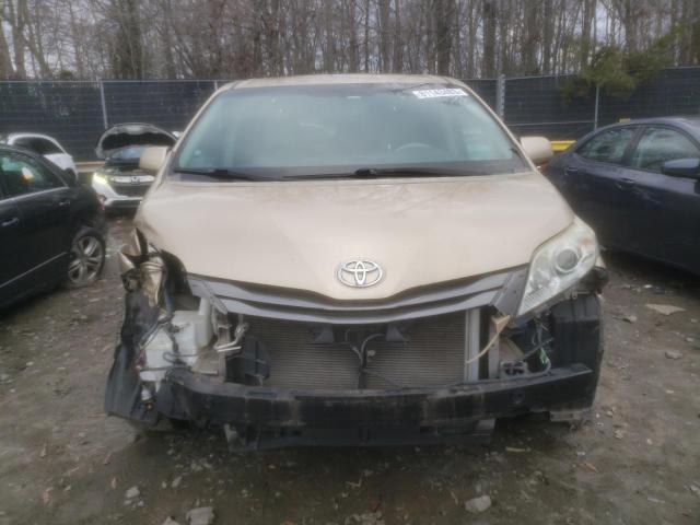 5TDYK3DC3BS174227 - 2011 TOYOTA SIENNA XLE GOLD photo 5