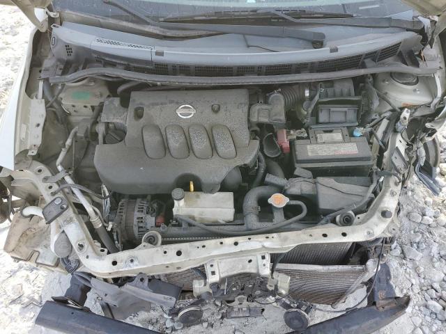 3N1BC11E67L444077 - 2007 NISSAN VERSA S BEIGE photo 11