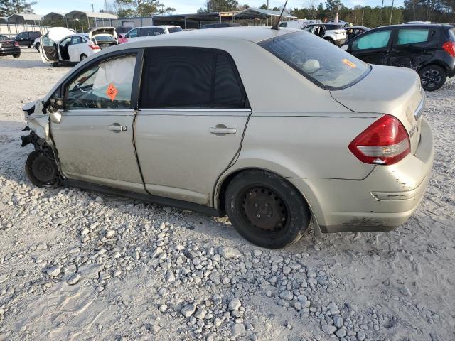 3N1BC11E67L444077 - 2007 NISSAN VERSA S BEIGE photo 2