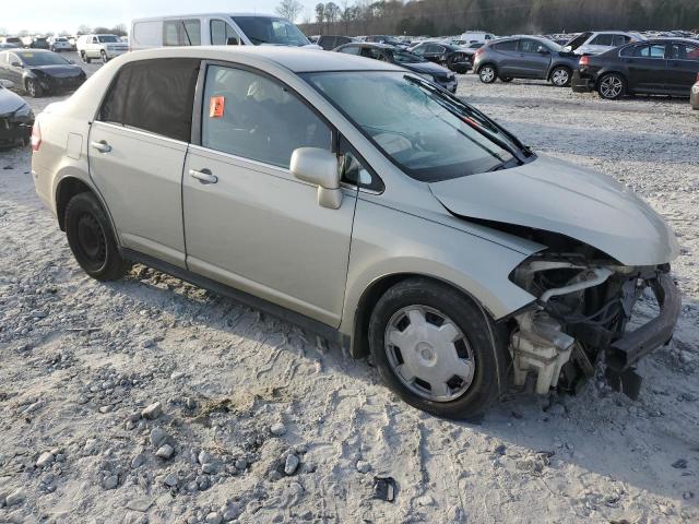 3N1BC11E67L444077 - 2007 NISSAN VERSA S BEIGE photo 4