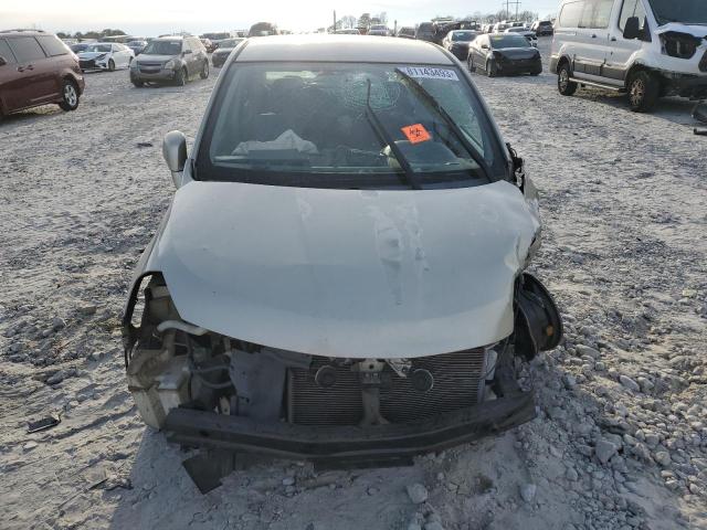 3N1BC11E67L444077 - 2007 NISSAN VERSA S BEIGE photo 5