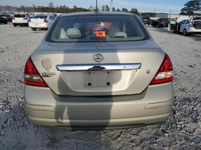 3N1BC11E67L444077 - 2007 NISSAN VERSA S BEIGE photo 6