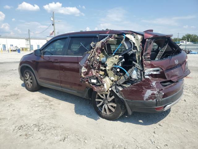 5FNYF5H50LB015019 - 2020 HONDA PILOT EXL BURGUNDY photo 2