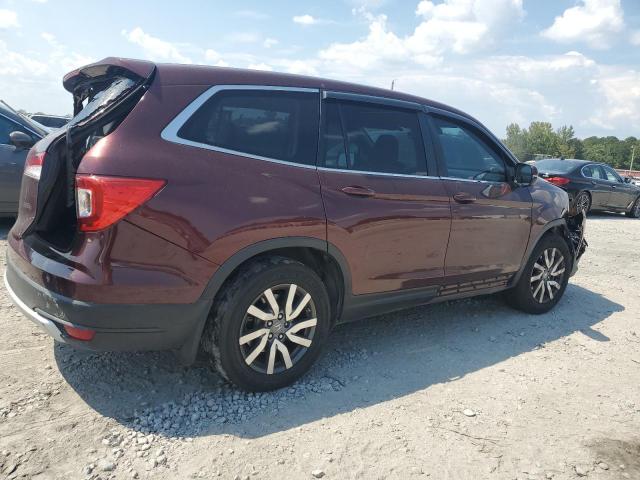 5FNYF5H50LB015019 - 2020 HONDA PILOT EXL BURGUNDY photo 3