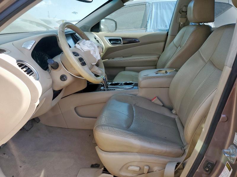 5N1AR2MN5EC622543 - 2014 NISSAN PATHFINDER S Շագանակագույն լուսանկար 7