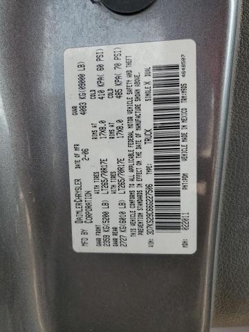 3D7KS29C66G227506 - 2006 DODGE RAM 2500 GRAY photo 12