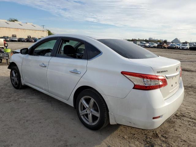 3N1AB7AP4EY284249 - 2014 NISSAN SENTRA S WHITE photo 2