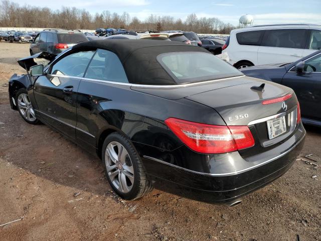 WDDKK5GF0BF072803 - 2011 MERCEDES-BENZ E 350 BLACK photo 2