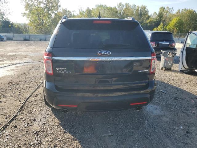 1FM5K7F87FGB97203 - 2015 FORD EXPLORER LIMITED BLACK photo 6