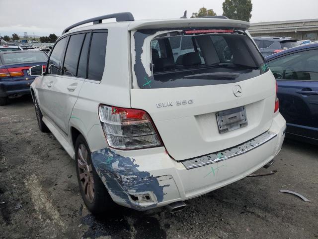 WDCGG5GBXAF408934 - 2010 MERCEDES-BENZ GLK 350 WHITE photo 2