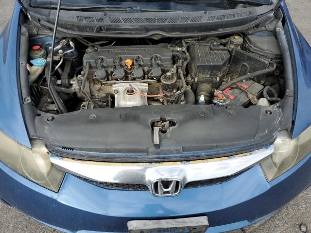 19XFA1F54AE069542 - 2010 HONDA CIVIC LX BLUE photo 11