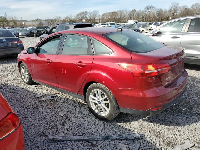 1FADP3F25GL342727 - 2016 FORD FOCUS SE RED photo 2