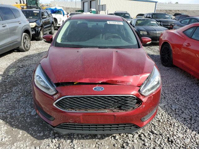 1FADP3F25GL342727 - 2016 FORD FOCUS SE RED photo 5