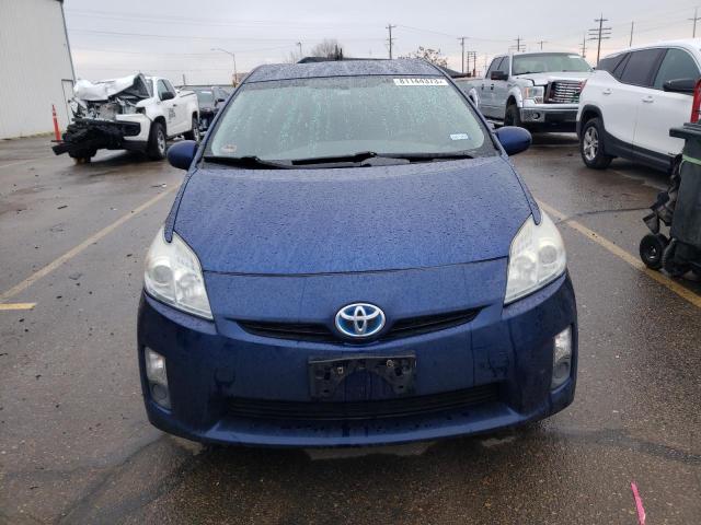 JTDKN3DU8A0151159 - 2010 TOYOTA PRIUS BLUE photo 5