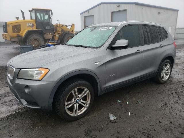 5UXWX9C56D0D04815 - 2013 BMW X3 XDRIVE28I GRAY photo 1