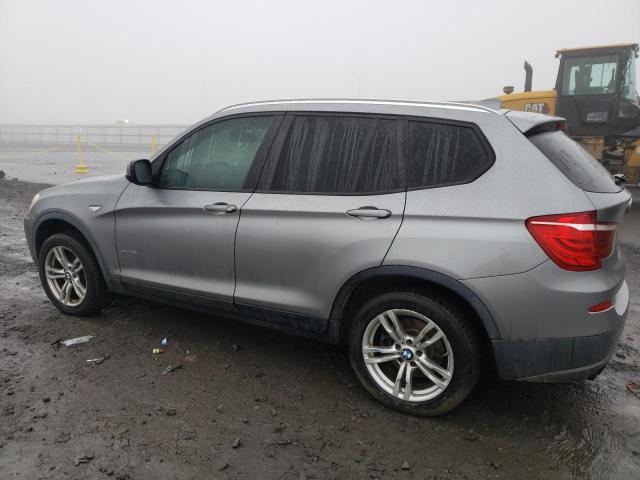 5UXWX9C56D0D04815 - 2013 BMW X3 XDRIVE28I GRAY photo 2