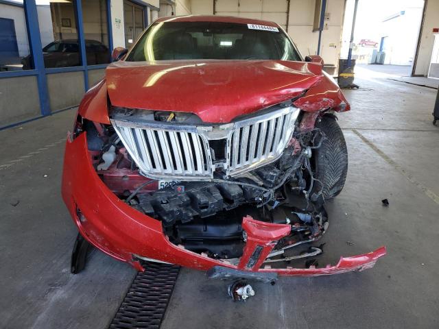 1LNHL9FT9AG605896 - 2010 LINCOLN MKS RED photo 5